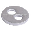 OEM precision stainless steel double hole round washer